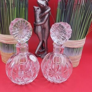 2 Crystal Purfurm Bottles